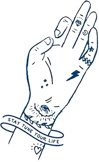 手